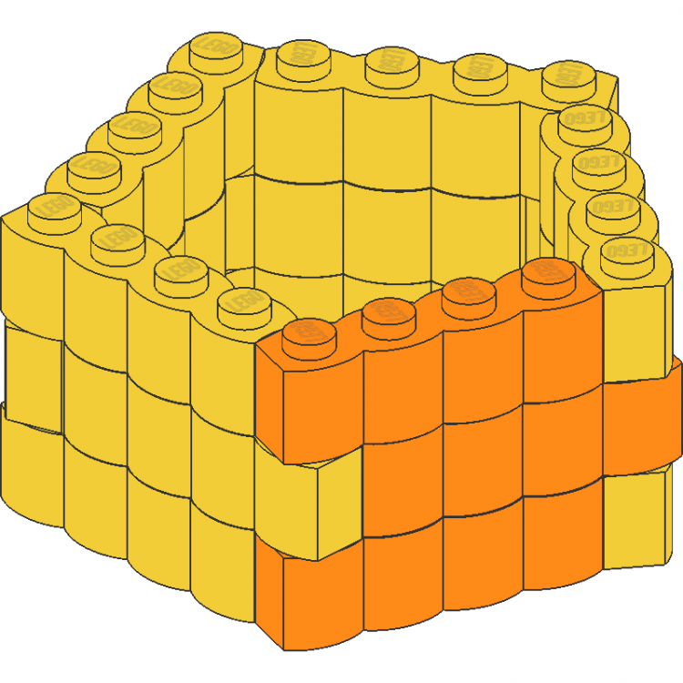 Brick Log Pentagon