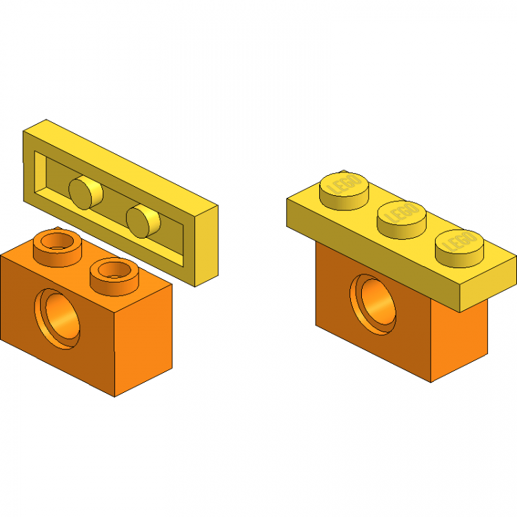 Plate on Hollow Studs