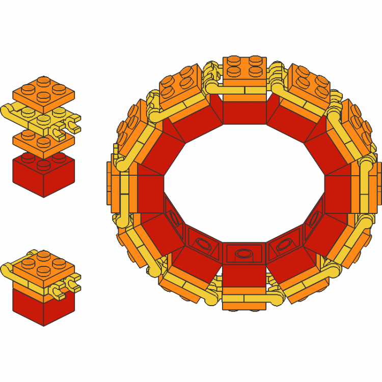 Clip-Handle Dodecagon