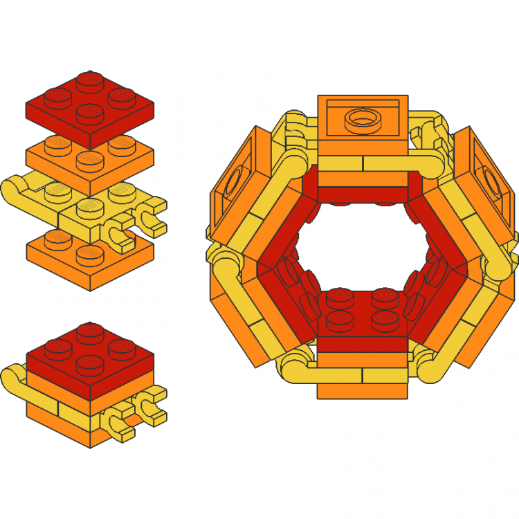 Clip-Handle Hexagon