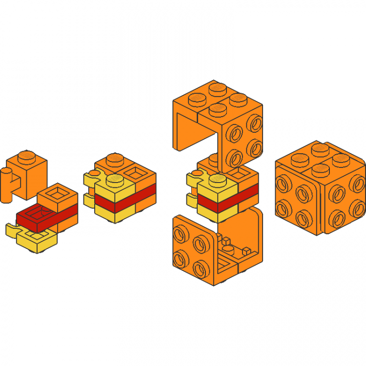 Clip-Handle SNOT Cube with Brackets