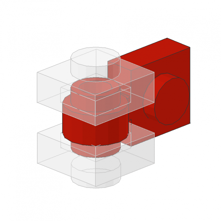 Plate 1 x 1 with Clip Light