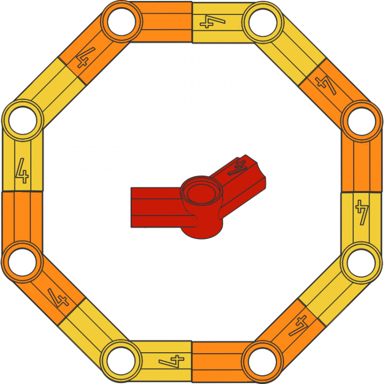 Technic Axle Pin Connector #4 Ring