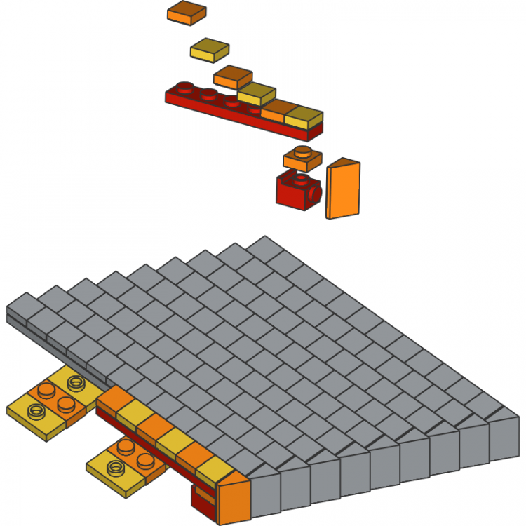 Tile 1 x 1 Cobblestone