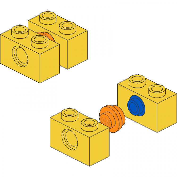 Techbrick-Plate-Sidestud Offset