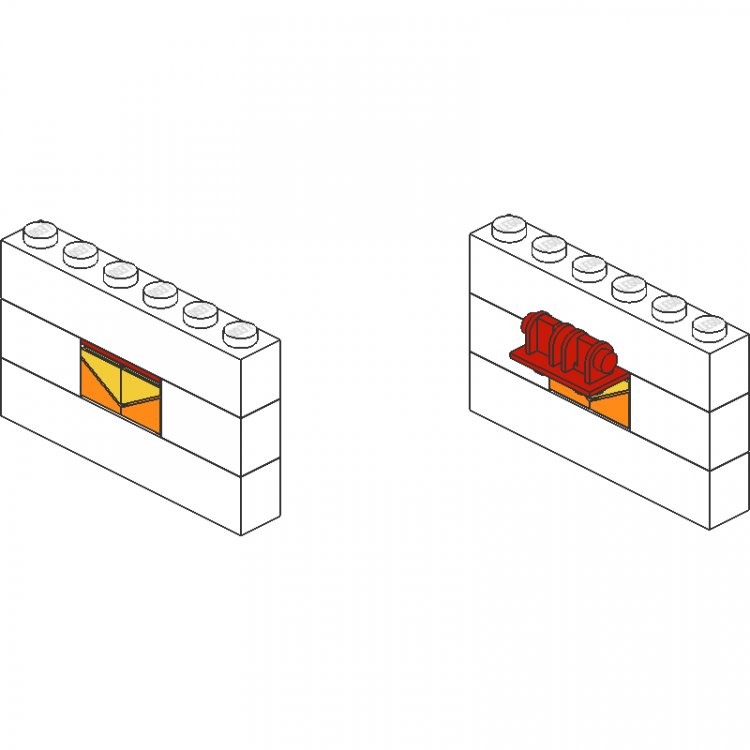 Hinge Top Stripe with Cheese Slopes