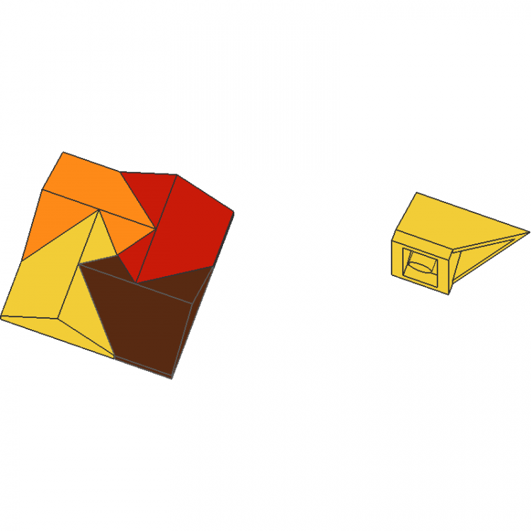 Slope 2×1 Double/Inverted Square