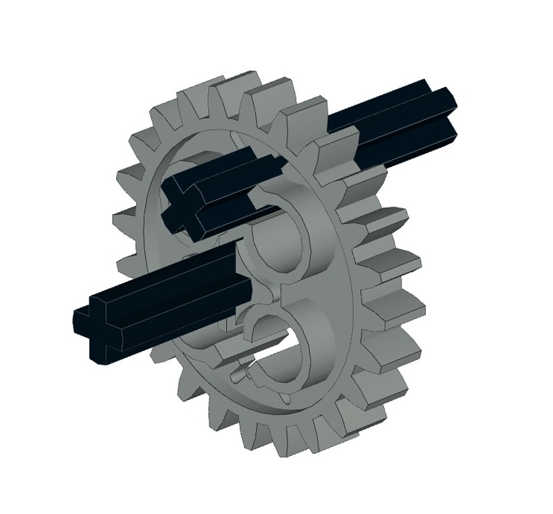 Old 24-Gear Axle Turn
