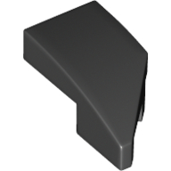 Slope Curved 2 x 1 with Stud Notch Left