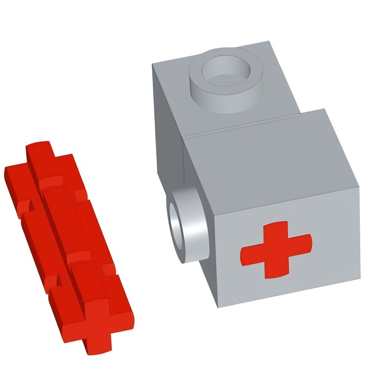 Technic Bricks 1×1 Axle Hole SNOT