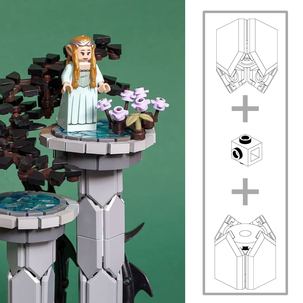 Pentagonal Tile Column