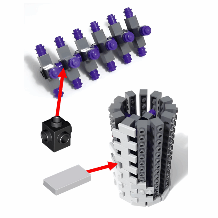 Slim Tiled Tower