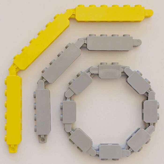 Locking-Hinge-Bricks Octagon